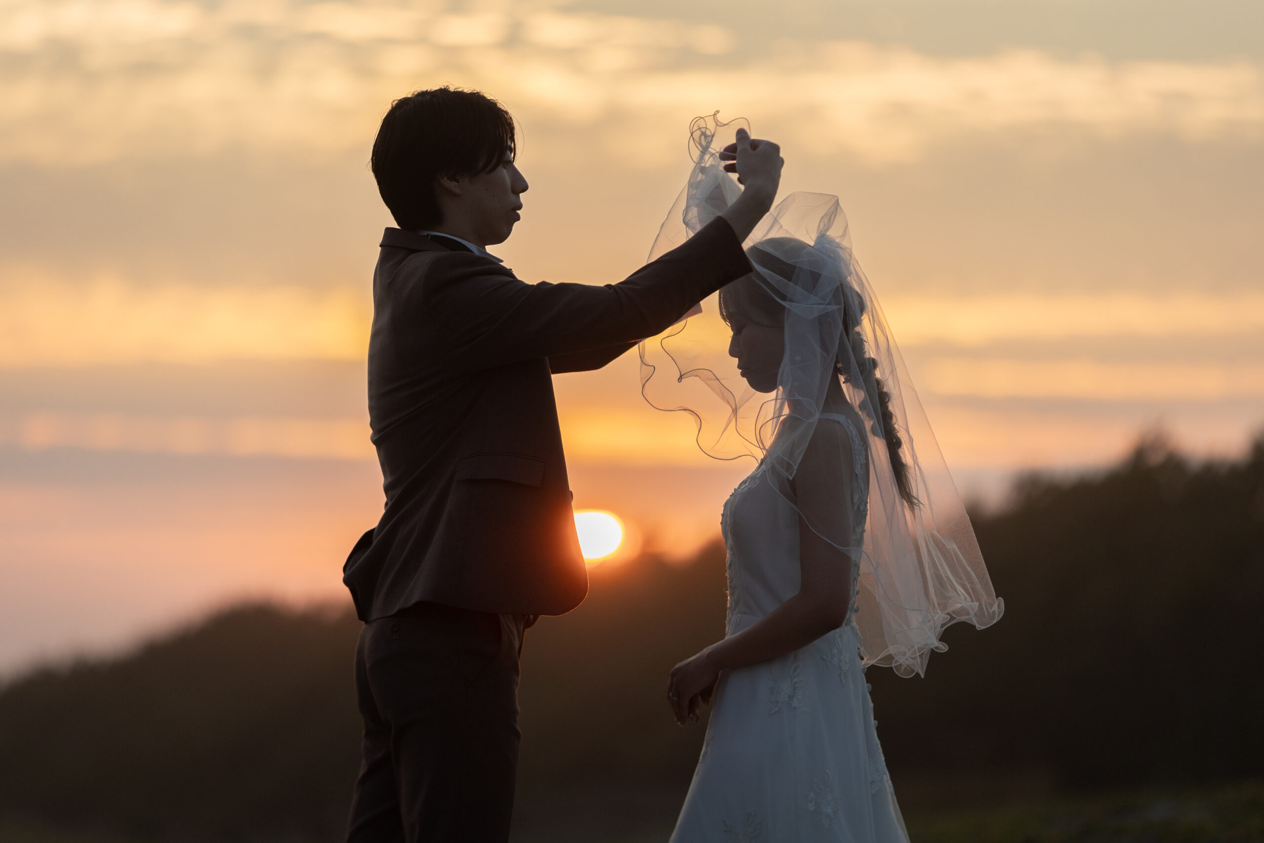 【shiiki-wedding】サンセットロケーション撮影